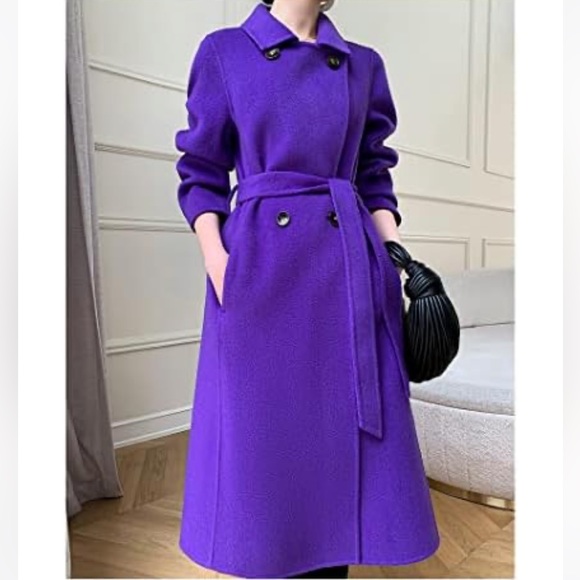 MaxMara Studio double breasted belted coat - Picture 7 of 7